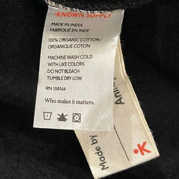 NWOT Known Supply black sweatshirt with Infinity sign & Rebuy message sz small - Picture 8 of 8